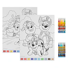 Patrulha Pata - Conjunto Colorir Pinta com Números 2