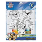 Patrulha Pata - Conjunto Colorir Pinta com Números 1