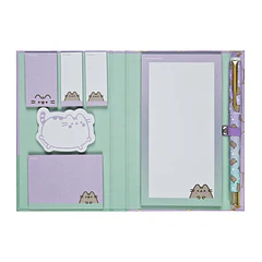 Pusheen - Bloco de Notas e Caneta
