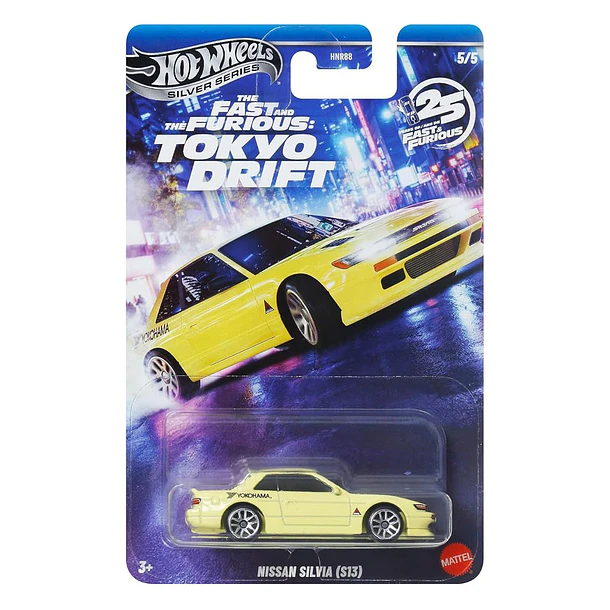 Hot Wheels Silver Series Fast & Furious: Tokyo Drift - Nissan Silvia (S13) 