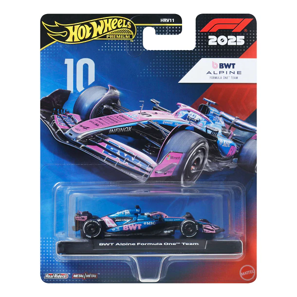Hot Wheels Formula 1 2025 - BWT Alpine Formula 1 Team #10 Pierre Gasly 