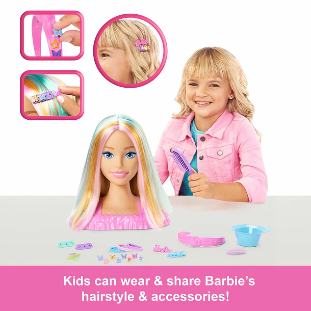Barbie Busto Styling Hair 6