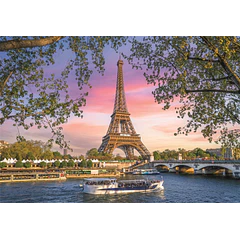 Puzzle 3000 pçs - Torre Eiffel Iron Lady in Pink