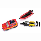 Siku - Land Rover Defender Bombeiros com Atrelado e Barco 2