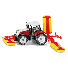 Siku - Trator Combinação Steyr com Cortador Pöttinger