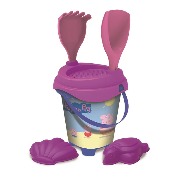 Balde Praia Peppa Pig com Acessórios 