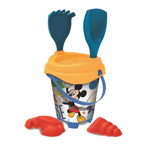 Balde Praia Mickey Mouse com Acessórios 
