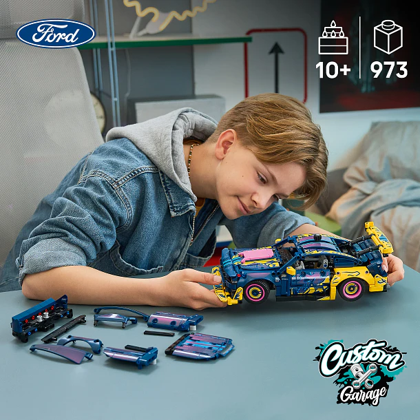 Carro de Garagem Personalizada Ford Mustang GT 12