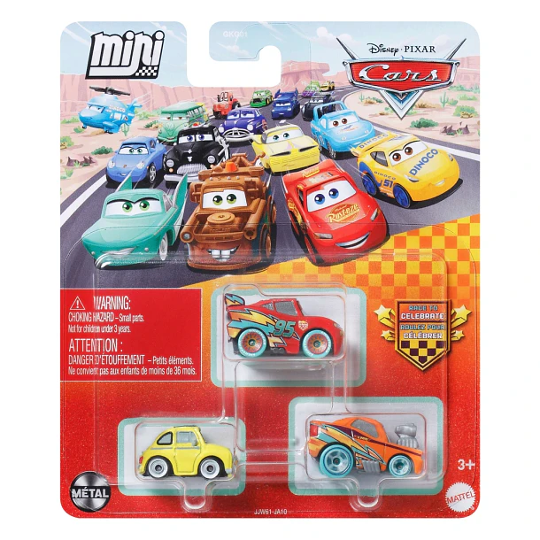 Cars Mini Racers - Conjunto 3 Mini Veículos #24 