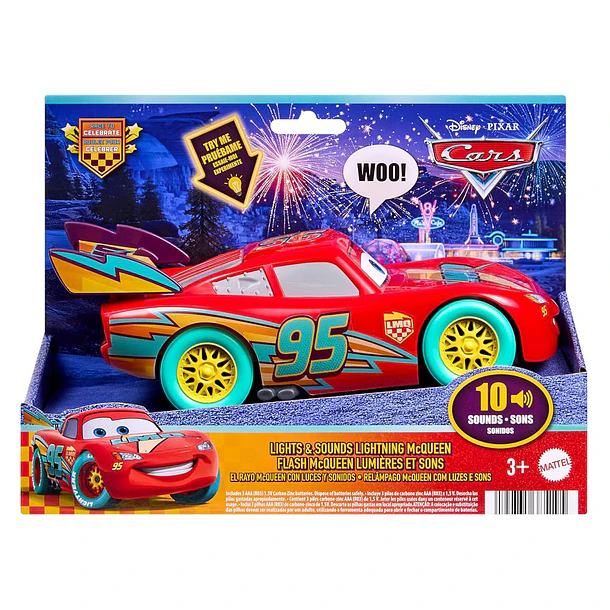 Cars Race To Celebrate - Lights & Sounds Lightning McQueen 1