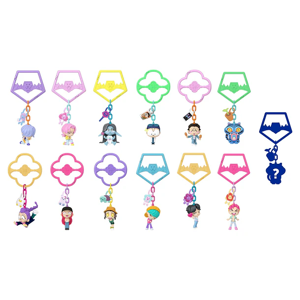 K-Pop Demon Hunters - Mini Figura Porta-Chaves Colecionável 4
