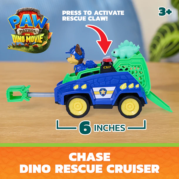 Patrulha Pata the Dino Movie - Veículo Chase 4