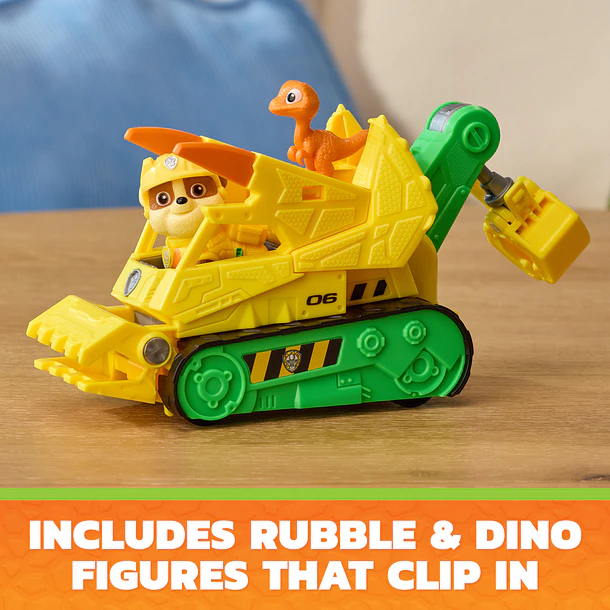 Patrulha Pata the Dino Movie - Veículo Rubble 6