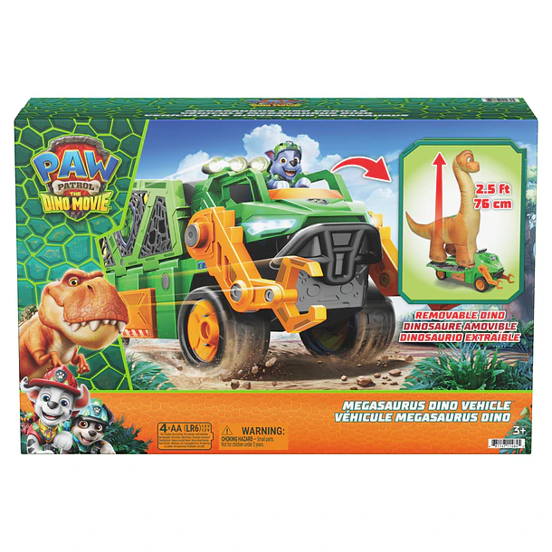 Patrulha Pata the Dino Movie - Veículo Megasaurus Dino 1