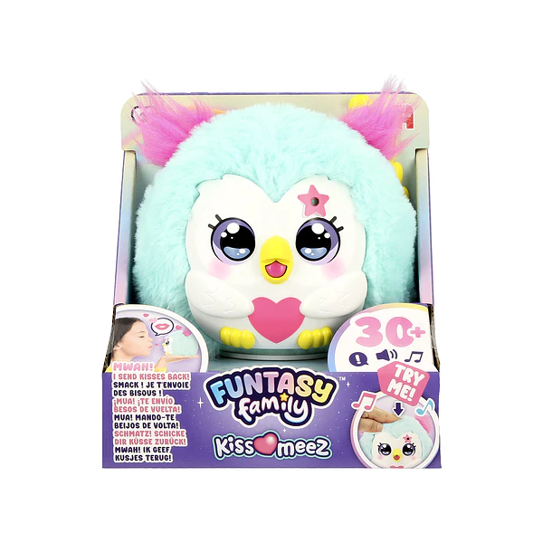 Funtasy Family Kiss Meez - Mascote Coruja Azul 1