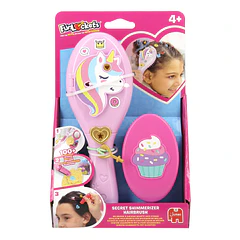 FunLockets - Escova de Cabelo Secreta com Aplicador de Brilhos
