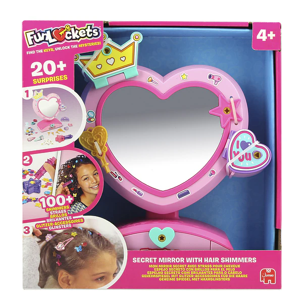 FunLockets - Espelho Secreto com Brilhantes para o Cabelo 1