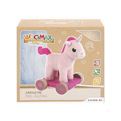 Woomax - Peluche Unicórnio de Puxar