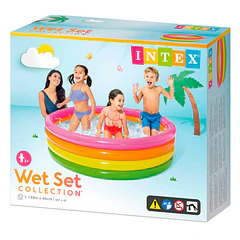 Intex - Piscina de 4 Aros Arco-Íris