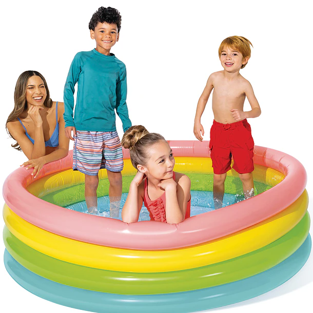 Intex - Piscina de 4 Aros Arco-Íris 6