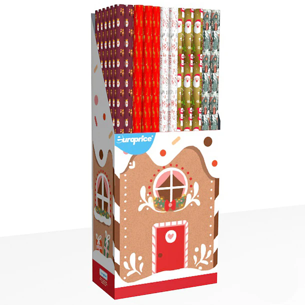 Rolo Papel Gingerbread House 1