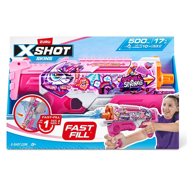 X-Shot Water - Skins Hyperload Unicorn Splash 1