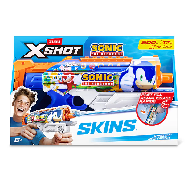 X-Shot Water - Skins Hyperload Sonic 1