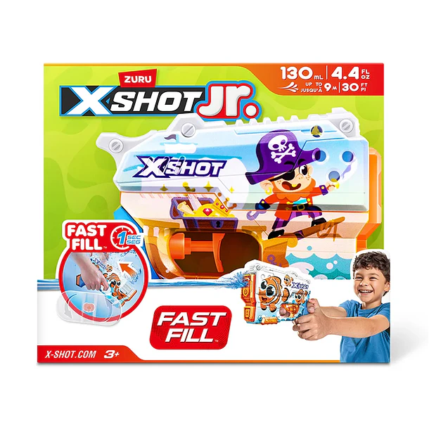 X-Shot Water Jr. - Blaster Fast-Fill Pirata 1