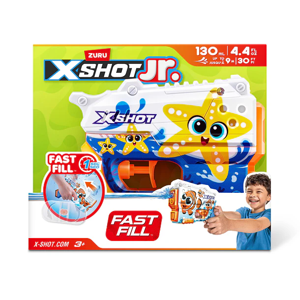 X-Shot Water Jr. - Blaster Fast-Fill Estrela do Mar 1