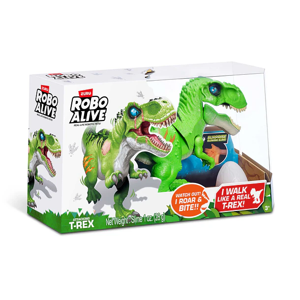 Robo Alive - Ataque do Dinossauro T-Rex Verde 1