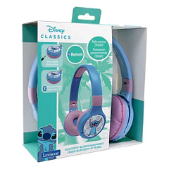 Lexibook - Auscultadores Bluetooth Stitch 2 em 1