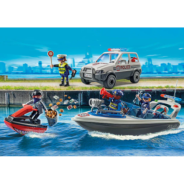 Perseguição Policial na Água 6