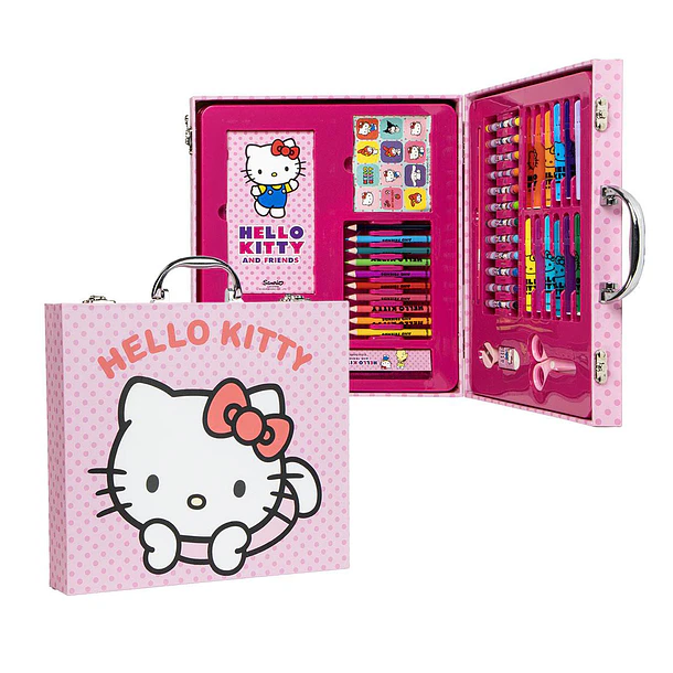 Hello Kitty - Maleta de Colorir 