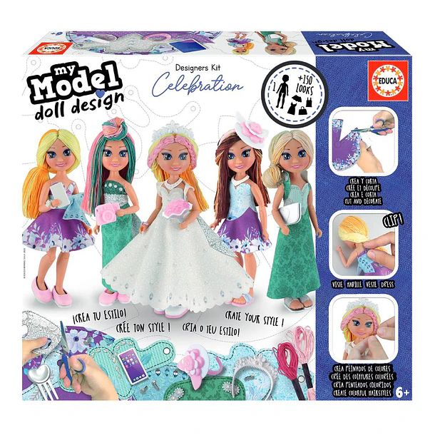 Educa My Model Doll Design - Design Kit Celebration 1
