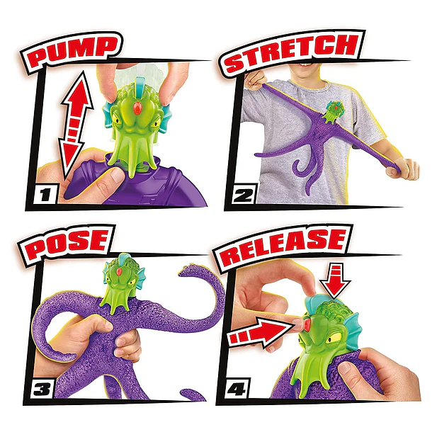 Goo Jit Zu Galaxy Attack - Figura Básica Air Vac Orbitox 3