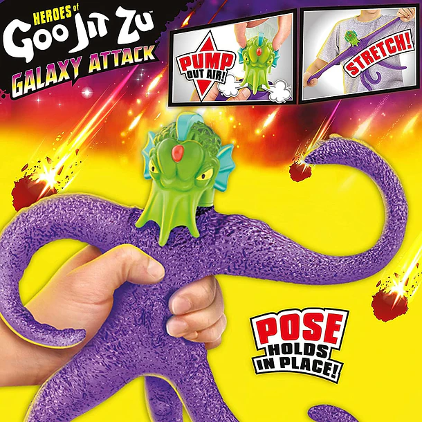 Goo Jit Zu Galaxy Attack - Figura Básica Air Vac Orbitox 4