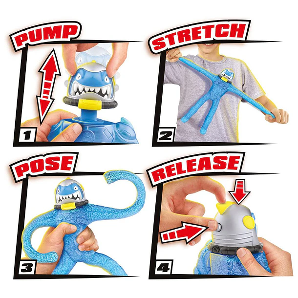 Goo Jit Zu Galaxy Attack - Figura Básica Air Vac Thrash 3