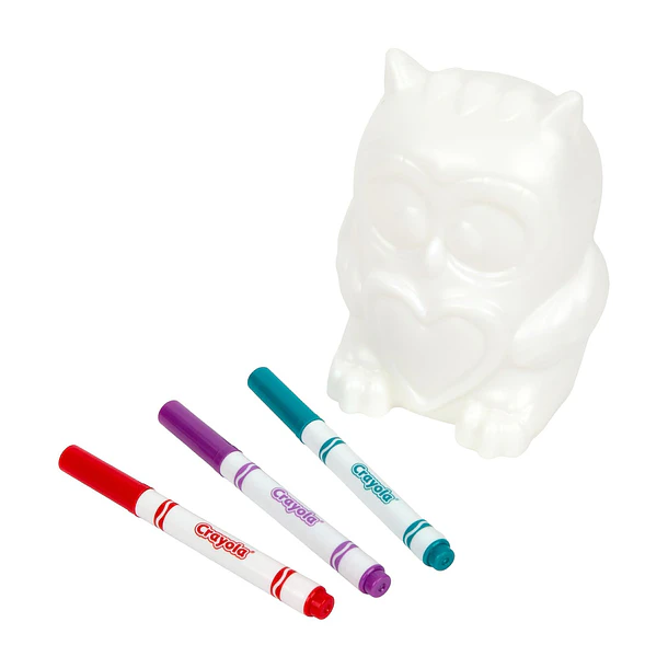 Crayola - Pinta a tua Coruja Luminosa 2