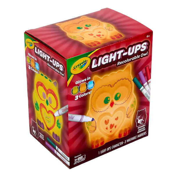 Crayola - Pinta a tua Coruja Luminosa 1