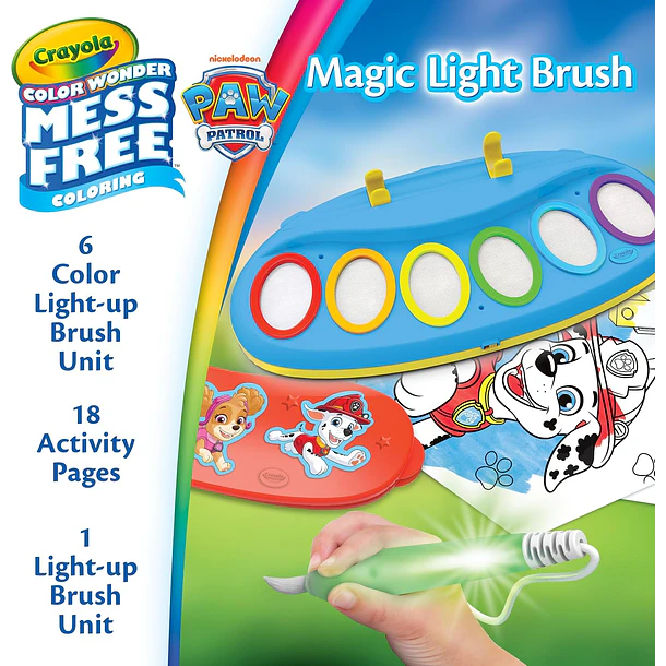 Crayola Color Wonder Mess Free - Pincel Mágico Luminoso Patrulha Pata 3