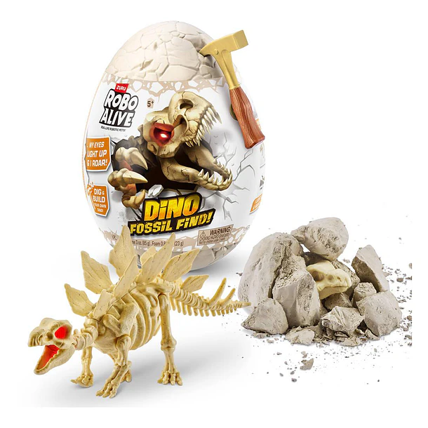Robo Alive - Ovo Dino Fossil Find! 3