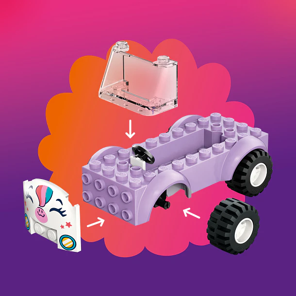 Carro de Entrega de Bolos em Forma de Unicórnio 6