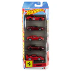 Hot Wheels - Pack 5 Veículos Ferrari 1