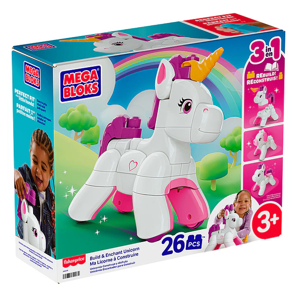 Mega Bloks - Unicórnio Encantador para Construir 1