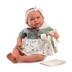 Minha Primeira Reborn Daniela 52 cm com Peluche