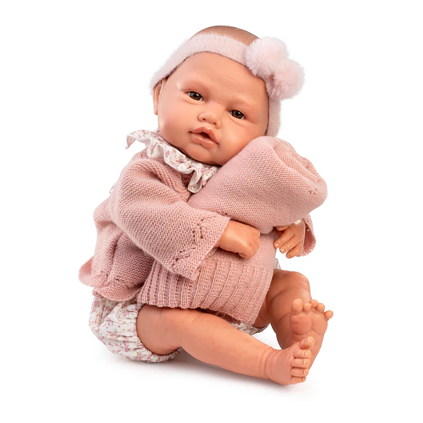 Boneca Reborn Baby Love 50 cm Conjunto de Malha 2