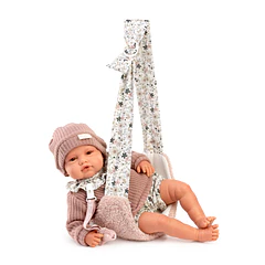 Boneca Reborn Baby Love 50 cm com Porta-Bebé