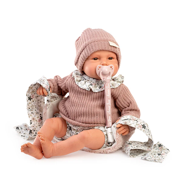 Boneca Reborn Baby Love 50 cm com Porta-Bebé 3