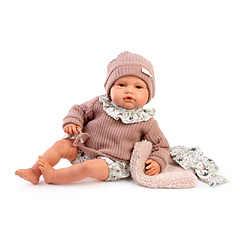 Boneca Reborn Baby Love 50 cm com Porta-Bebé