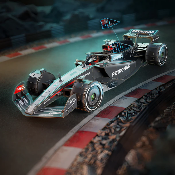 4D Build - Puzzle Mercedes-AMG F1 W15 E Performance 4